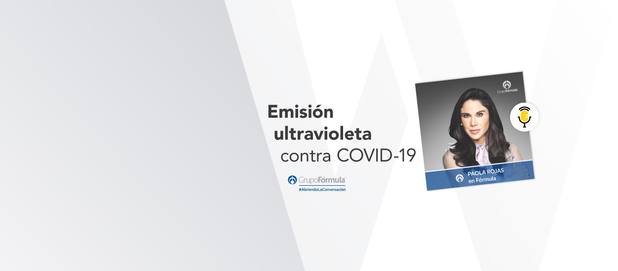 Emisión ultravioleta contra COVID-19